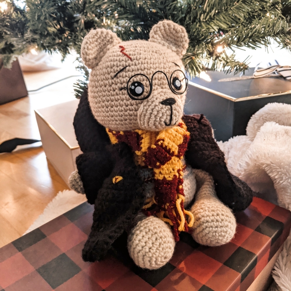 Crocheted Harry Potter Bear